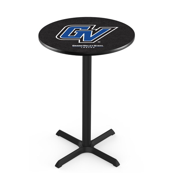 42" Blk Wrinkle Grand Valley State Pub Table